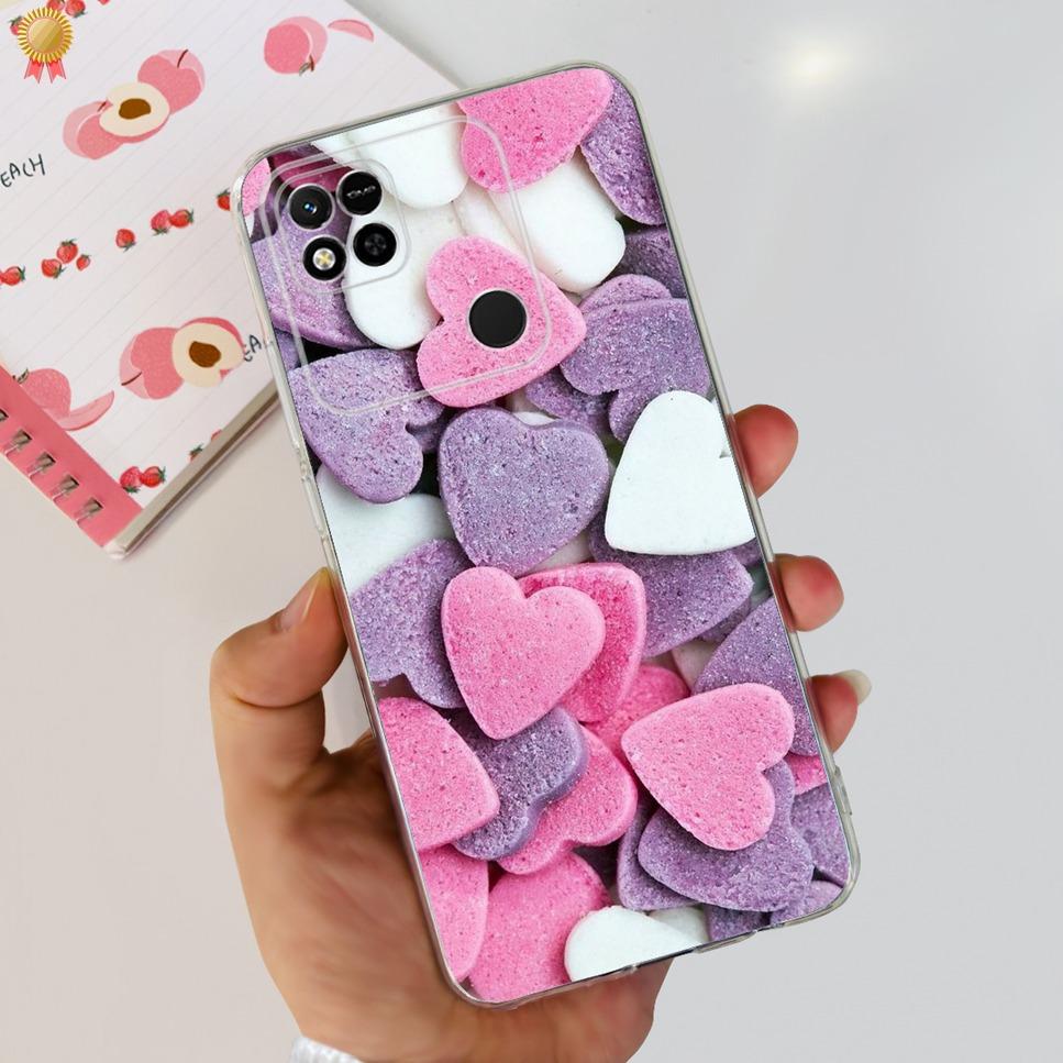 NEW Design For Cover Xiaomi Redmi 10A Case Cartoon Bumper Back Shockproof Soft TPU For Xiomi Redmi 10 10C A10 C10 Redmi10 A Bag