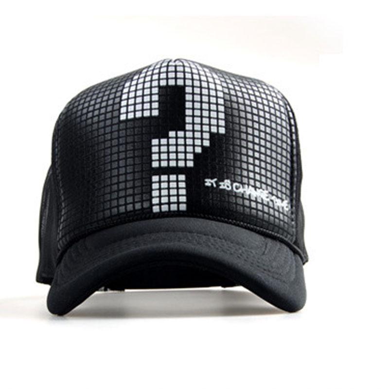 

Mesh Golf Unisex Hat Sports Trucker Visor Adjustable Snapback Baseball Cap чёрный