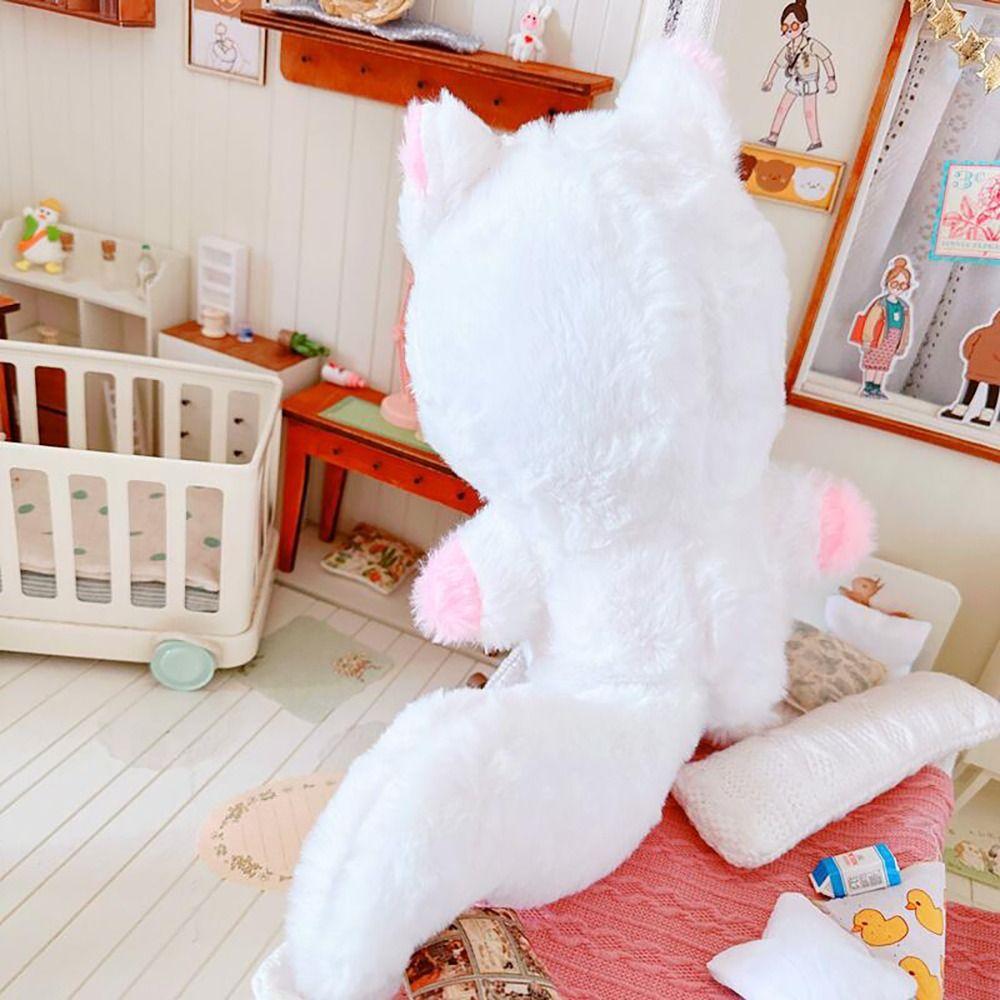 Game Fox Wolf Bear One-piece Garment Cartoon Animal Outfit Jumpsuits With Tail 20cm Doll Clothes