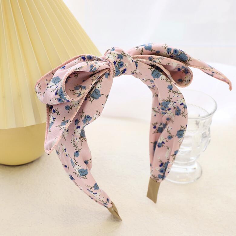 

PROLY Новая Мода Повязка на Голову для Женщин Свежая Весенняя Головной Убор Большой Бант Богемия Повязка на Волосы Взрослая Повседневная Дорожная Аксессуары для Волос