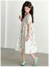 Girls' Summer Thin Children's Dress, Girls' Bubble Short Sleeved Dress, 2026 New Princess Dress Trend