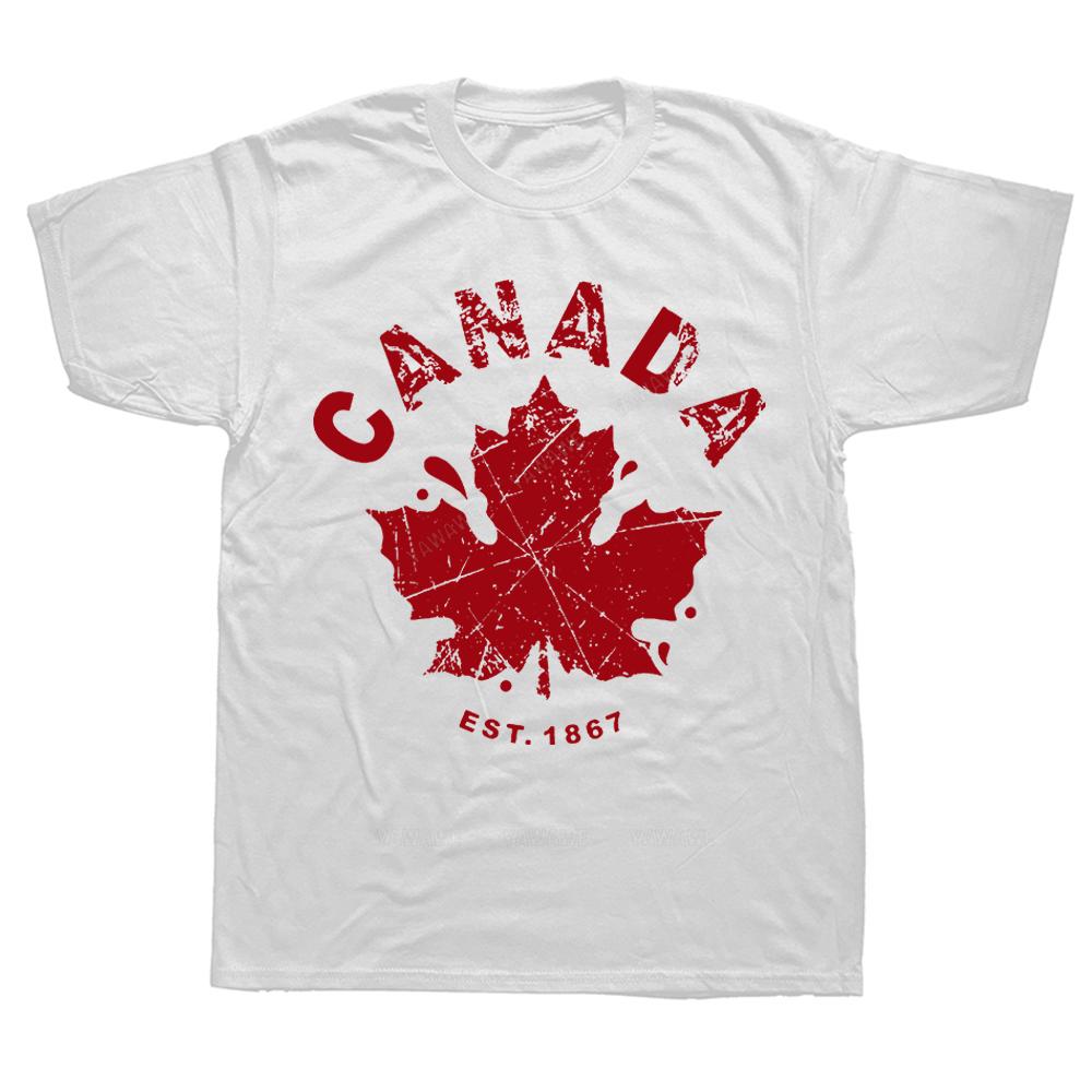 Tricou Est 1867 cu steagul canadian Maple Leaf Tricou Partidul Liberal al Canadei Confortabil Idee de cadou creativa Tricou cu maneca scurta