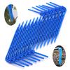 30-200pcs Garden 3/5mm Hose Bend Arrow 1/8'' Blue Drip Emitter Dripper Water Saving Sprinkler for Greenhouse Bonsai Micro Irrigation