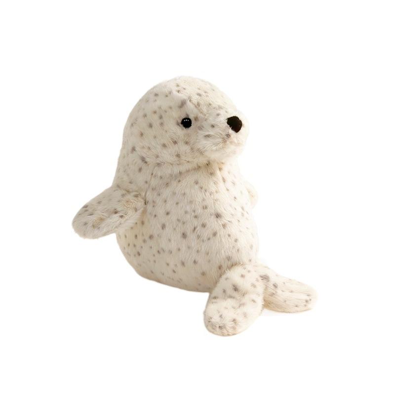 Cute Seal Snail Plush Toy Stuffed Doll Cartoon Animal Conch Birthday Gift Christmas Present