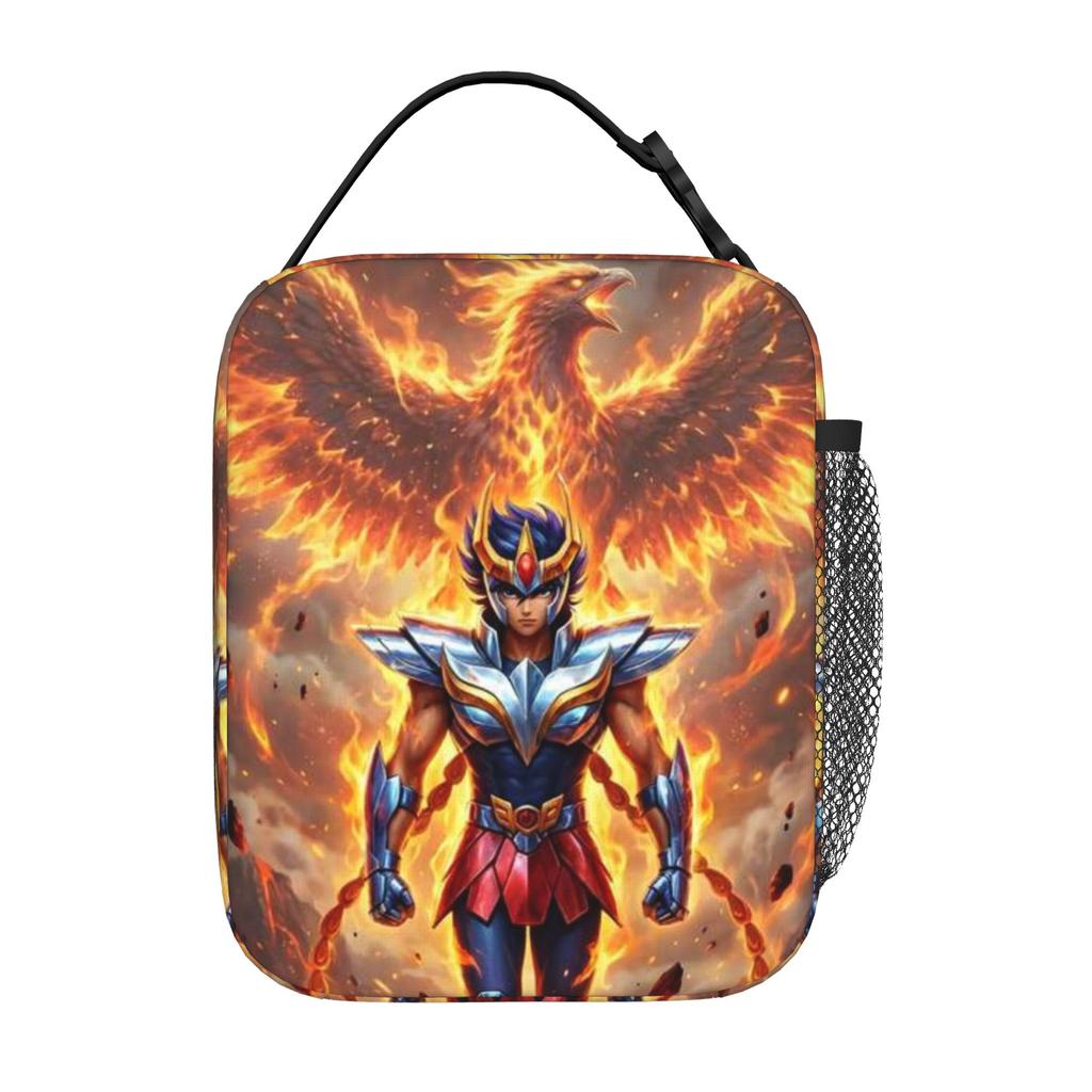 Back to school season Saint Seiya Storage Bag Ikki (2) Washable Good Quality Classic Lightweight Lunch Bag