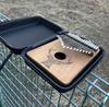 MIYINGE Low-pitched Kalimba, 1 Octave, Advanced Level, Ensemble Use, 17 Notes, with Hard Case (Deer-shaped Box)