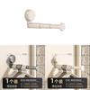 Abs Suction Cup Balcony Clothes Rack With Telescopic Hook For Home Organization
