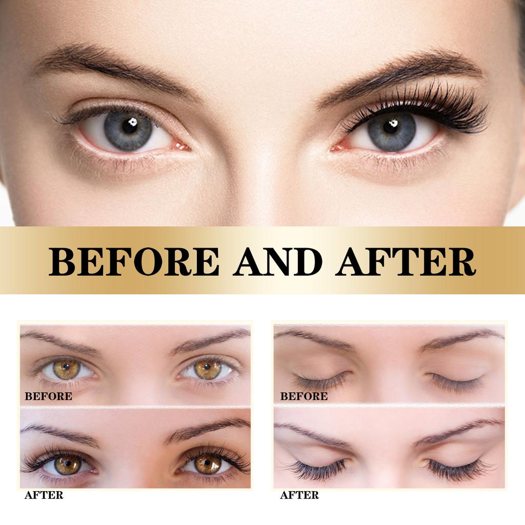 Gentle and Traceless Eyelash Liquid, with Long, Curly and Beautiful Eyelashes. Moisturizing Eyebrows with Dark and Dense Eyelash Liquid