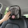 2Pcs Elastic Car Headrest Covers Dust-proof Automobile Pillowcase Auto Headrest Sleeve  Dog Lovers