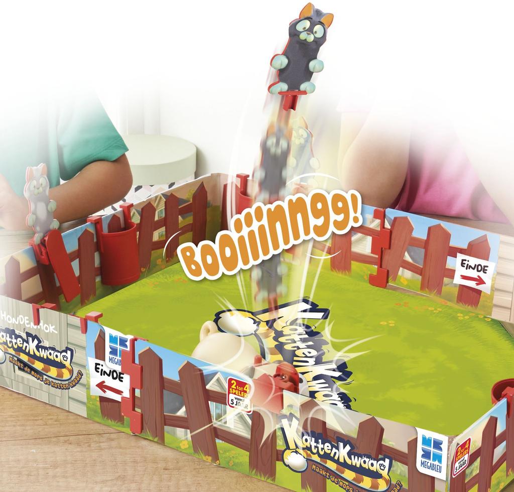 Board Game - Megableu - Cat'panic - Advance Your Cat, Avoid the Mastiff Dog’