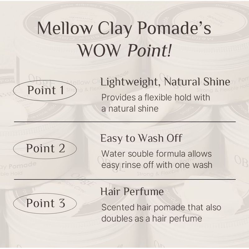 OBgE - Mellow Clay Pomade