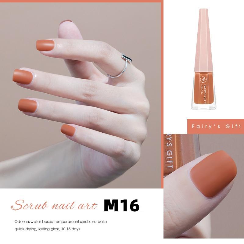 New Water-based Matte Nail Polish Matte Matte Non-tearable No-bake Quick-drying Long-lasting Nail Polish