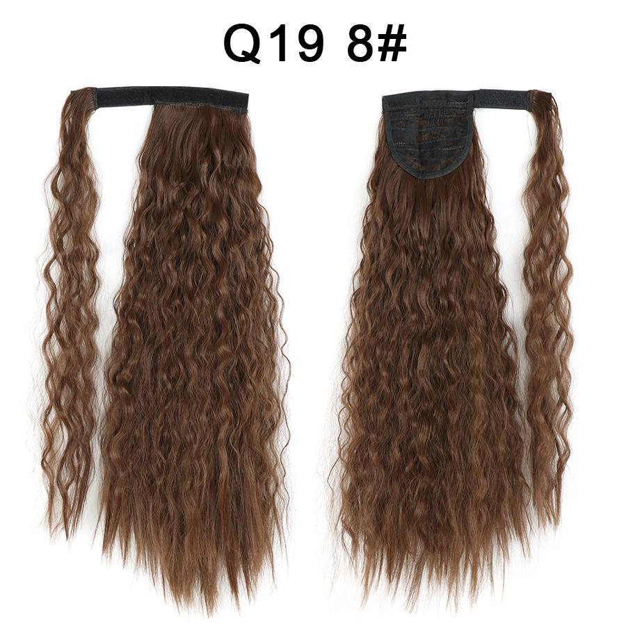 LISI HAIR Synthetic Long Curly Clip In Hair Extensions Wrap Around Ponytail Hair Fiber Wig For Women Daily Party Cosplay Wear