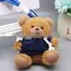 Teddy Bear Pendant Plush Toy with Colorful Clothes Keychain - Customizable Souvenir