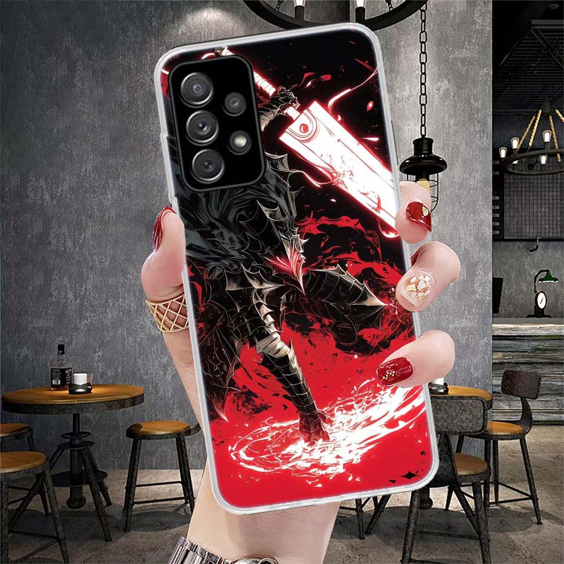 G-Guts B-Berserks Anime Soft Phone Case For Samsung Galaxy S22 S23 S24 S25 Edge S26 Ultra S20 FE S21 Plus + Fundas Coque Galaxy