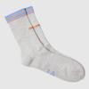 Summer Stripe Cushioning Crew Socks Light Grey UR223CSC55