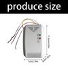 Small Gas Leak Detector Alarm Natural Gas Alarm Wall Mounted for Propane Natural Gas In RVs Boats Home Safety