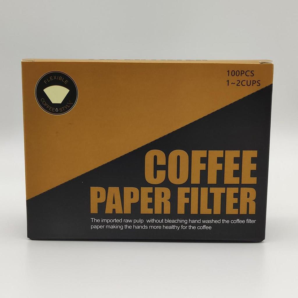 U102 Coffee Filter Paper for Mocha, V60, Drip, and Vietnamese Coffee - 100 Sheets