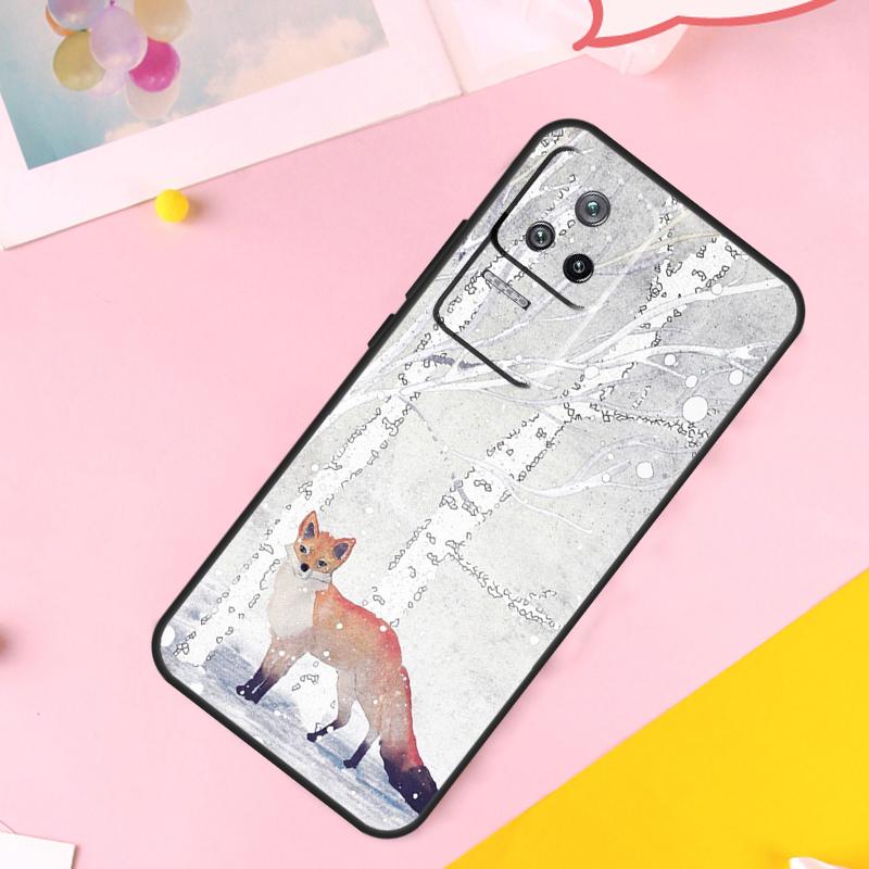 Fox Animal Pattern Case For Xiaomi 14 Ultra 13 11T 12T 13T Pro 12 Lite POCO X6 Pro M6 X3 X4 X5 M5s F3 F5 Cover