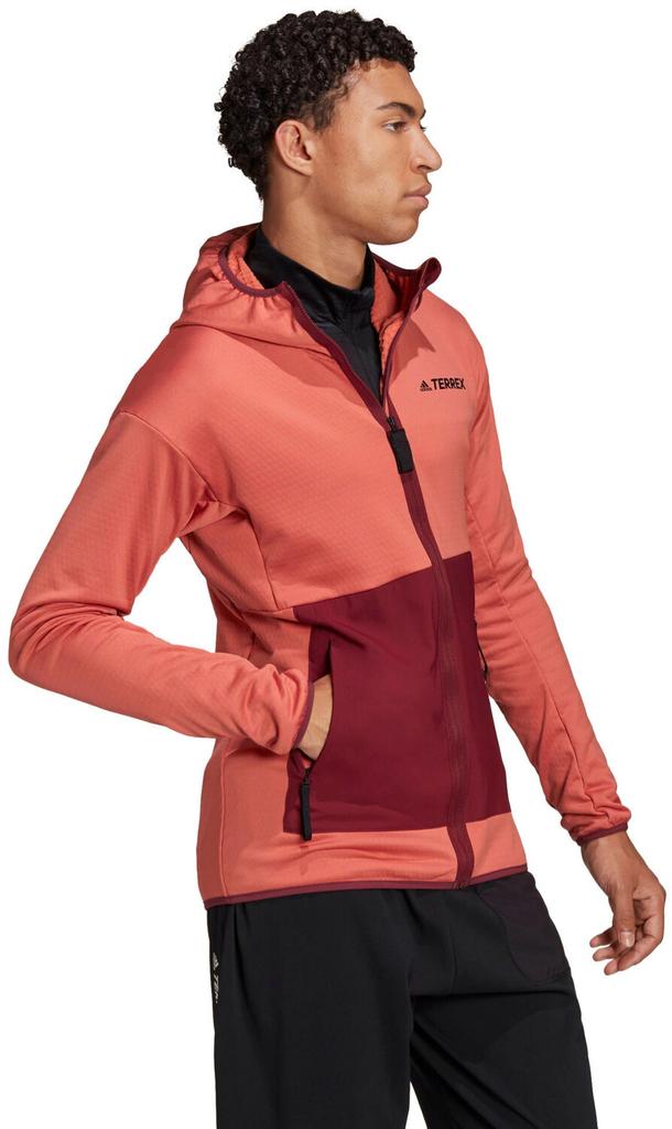 Adidas Terrex Hiking Jacket Tech Fleece Lite Hooded