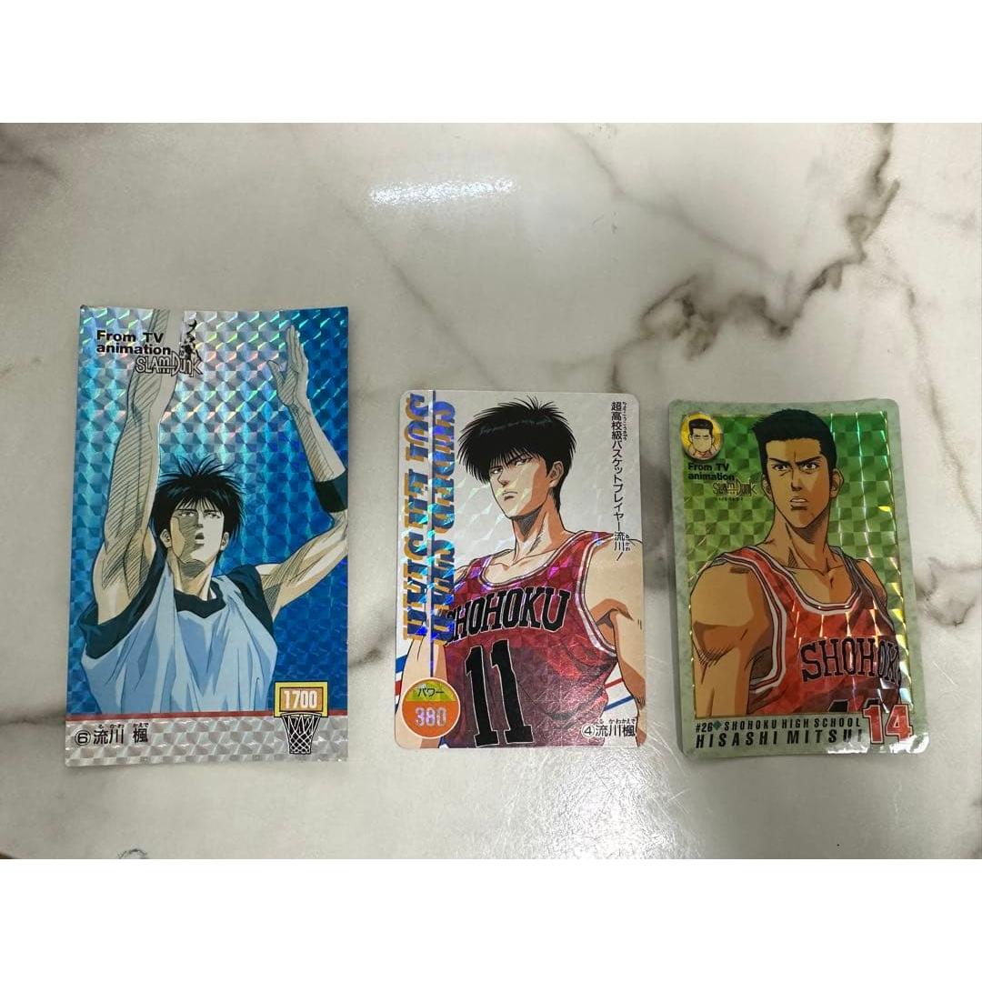Used Slam Dunk PP Card Rukawa & Mitsui