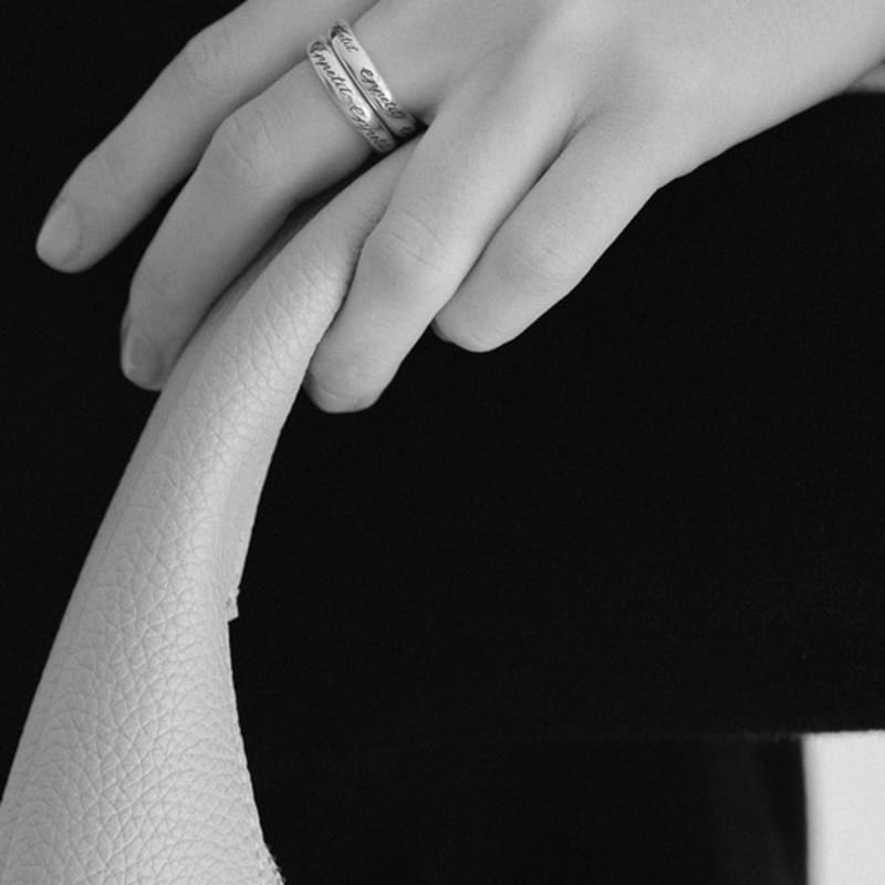 eppetit LETTERING ENGAGEMENT RING