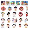 Chibi Maruko-chan Sticker Set: 50 Sheets of Japanese Anime Character Decorations for Journals, Stationery, and Suitcases