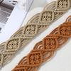 Fashion Woven Rope Belt Crochet Travel Waiststrap Girl Waist Ornament Accessories Ethnic Waist Belt Women Waiststrap