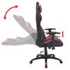 Office Chair Gaming Chair Reclining Faux Leather Red