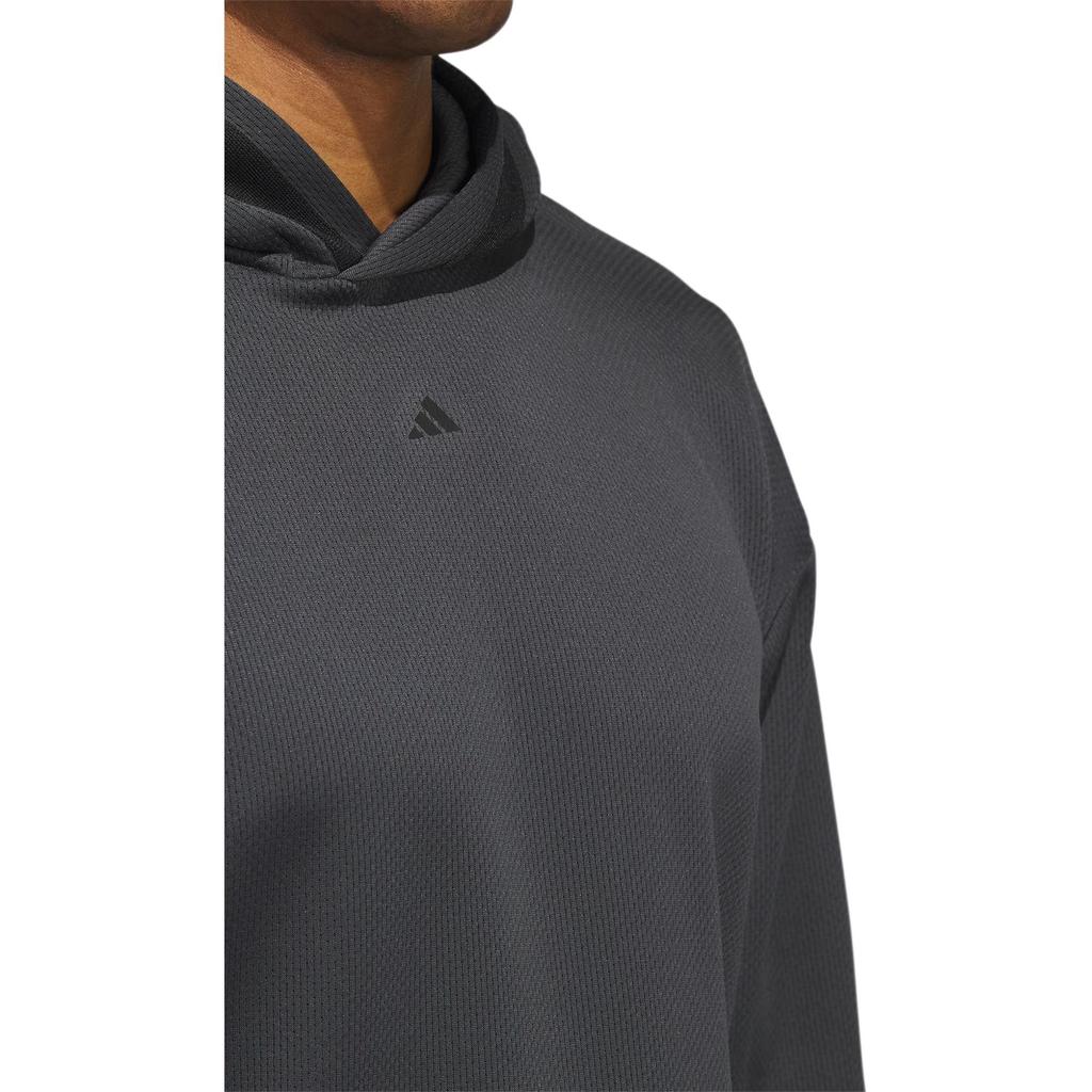 Adidas Select Striped Casual Logo Print Pullover Hoodie Men Tops Black IC2418