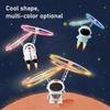 Flying Robot Astronaut Toy Aircraft High-Tech Hand-Controlled Drone Interactive Dual Wings with Lights Outdoor GiftS for Kids designed for children's
