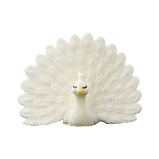 Kreativní figurka Páv Dekorativní kompaktní fotografické rekvizity