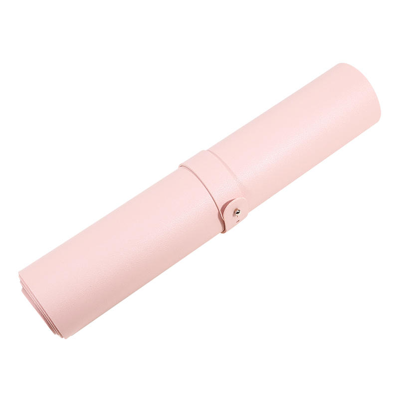 Non-Slip Leather Nail Art Mat Foldable Manicure Practice Pad Desktop Table Mat for Acrylic Gel Nail Polish Tools Accessories