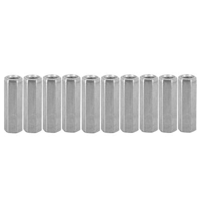 10pcs M8 Long Rod Nut Hex Hexagonal Sleeve Nut Standoff Threaded Fasteners (M8*40)
