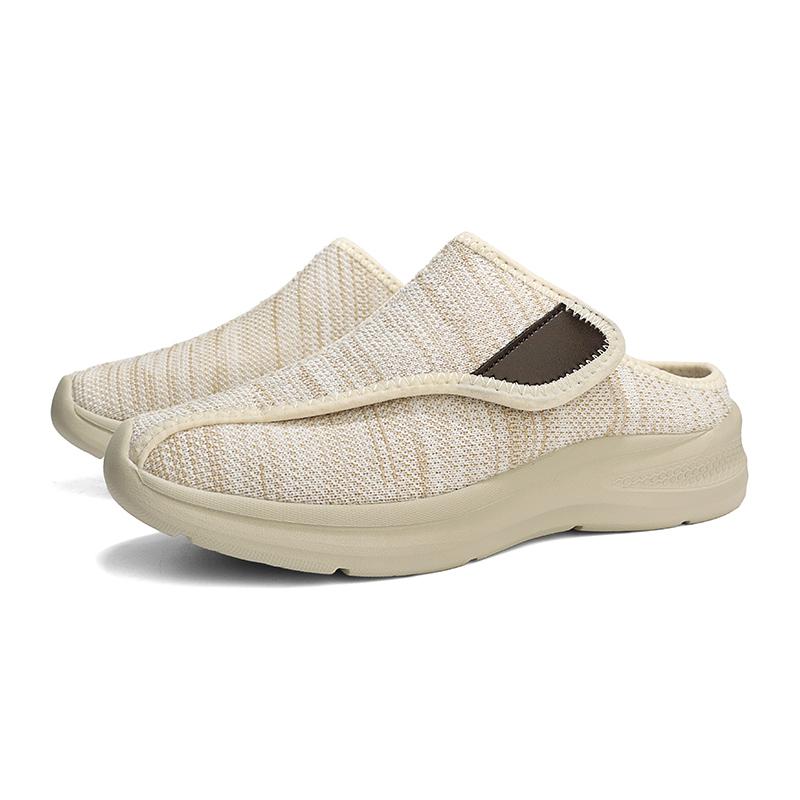 Fashion Cotton Slippers Spring and Autumn Indoor Slippers Warm Plush Home Shoes Anti Slip Couple Slippers Flat Shoes Man Barefoot Shoes