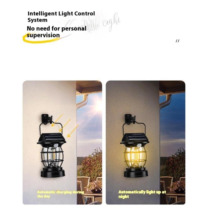 Portables Solars LED Flashlights Waterproofed Outdoor Light Camping Lamp for Outdoor and Indoor Decoration