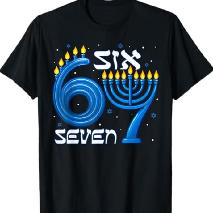 Funny Six Seven 67 Meme Sarcastic Hanukkah Chanukah Men S