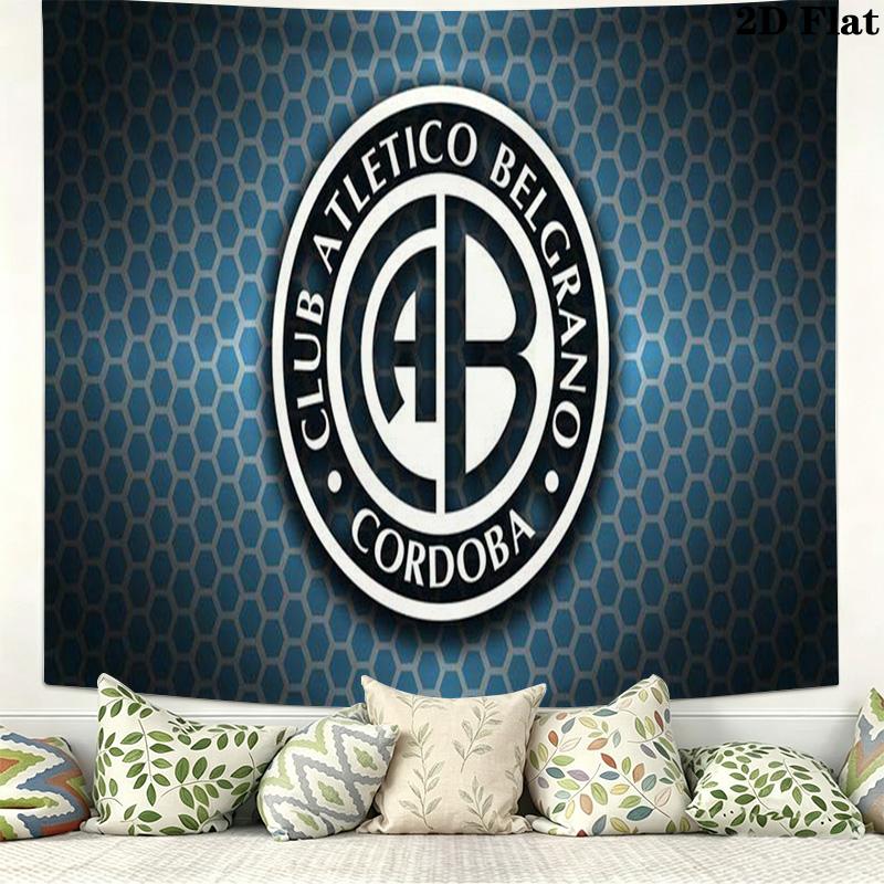 CLUB ATLETICO BELGRANO Wall Tapestry Aesthetic Wall Hanging Printed Fabric Blanket Decorative Tapestries for Bedroom Living Room Home Decor
