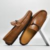 Mode Neue Persönlichkeit Herren Business Casual Schuhe Lederstich Slipper Flats Bequeme Herren Loafer Gummisohle Fahrschuhe