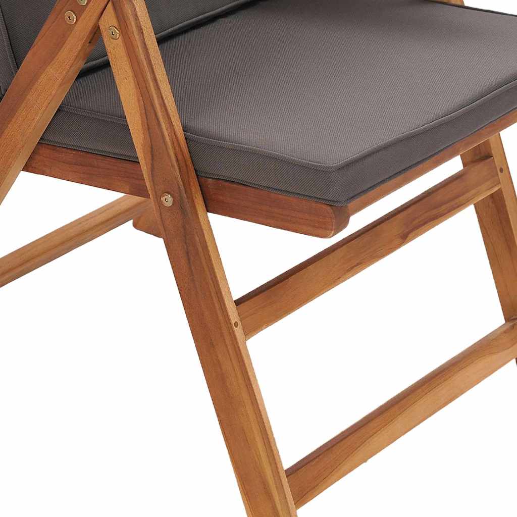 Garden Chair 6 Pcs Brown and Grey 57 X 71.5 X 104 Cm