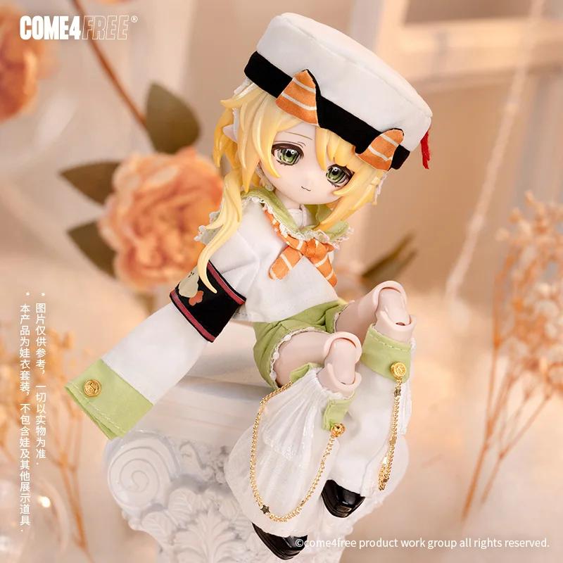 COME4FREE Daily Series 12 Bjd Doll Clothes OB11 Doll Girls Diy Skirt Toys Cute Action Figure Accessories Cartoon Decor Gifts