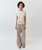Simeteuligpeosenteu Shirring Ringer Top / Beige