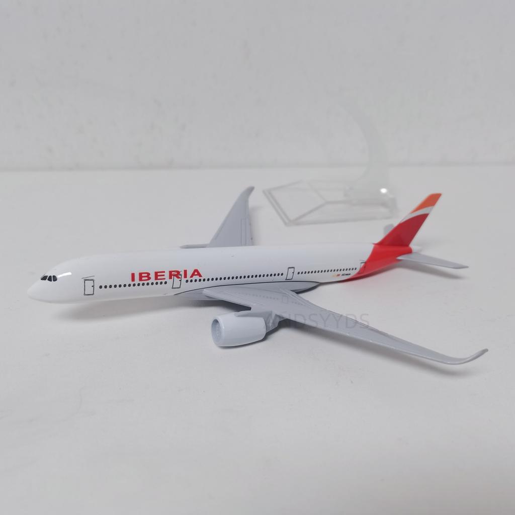 Air Iberia Airways Aircraft 16cm Model 1/400 Scale A350 Aviation Airplane Metal Alloy Plane Model Display Decor