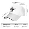 Punk Cute Mole Baseball Cap Unisex Women Adjustable Cartoon Krtek Little Maulwurf Dad Hat Sun Protection