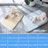 GlamPurr Pet Bed Cushion Mat for Dogs and Summer Cooling Chin and Heat Relief Cats, Rest, Stylish, Washable, Non-Slip, Breathable, Cooling, (Lemon,