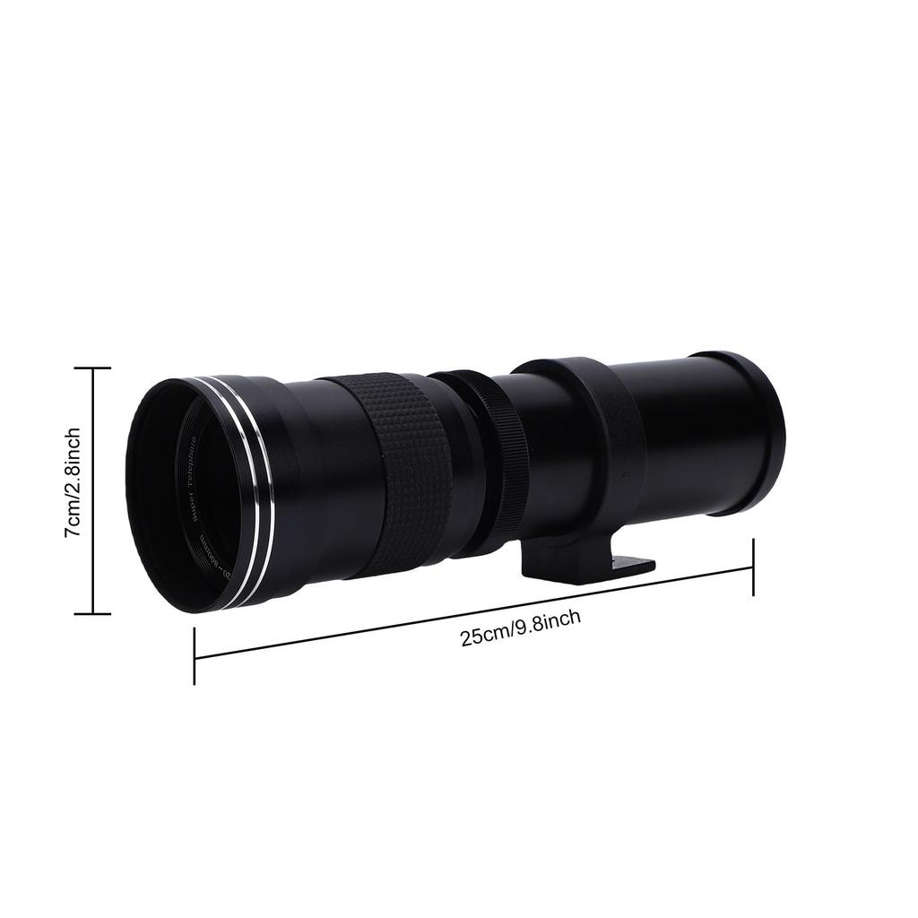 Acogedor Telephoto Manual Focus Zoom Lens for and D3100 420-800mm Lens, F8.3-16 D500, D610, D7200, D7000, D3500, D3400, D3300, D3200,