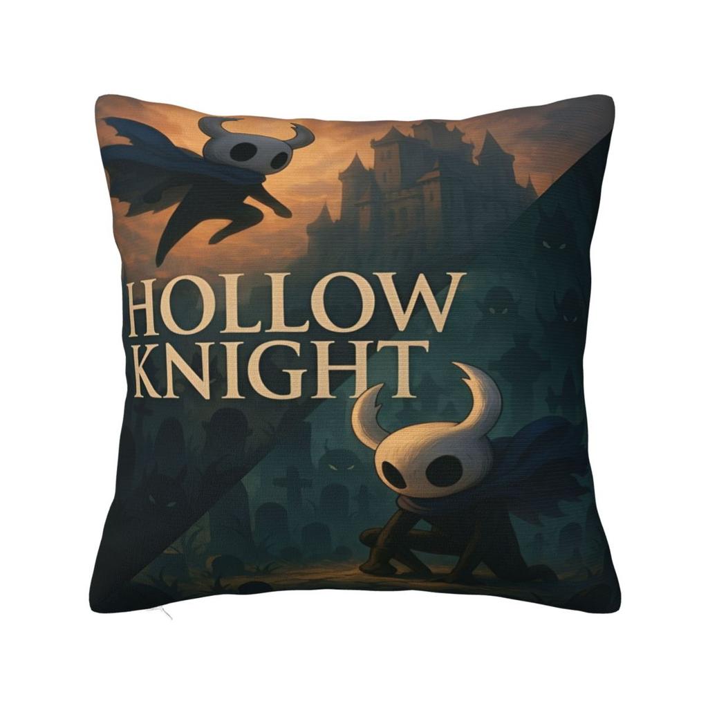 Hollow Knight Funny Games Printed Pillowcase Cushion Cover Pillow Covers Y2K Seat Decorations Square Multi-Size