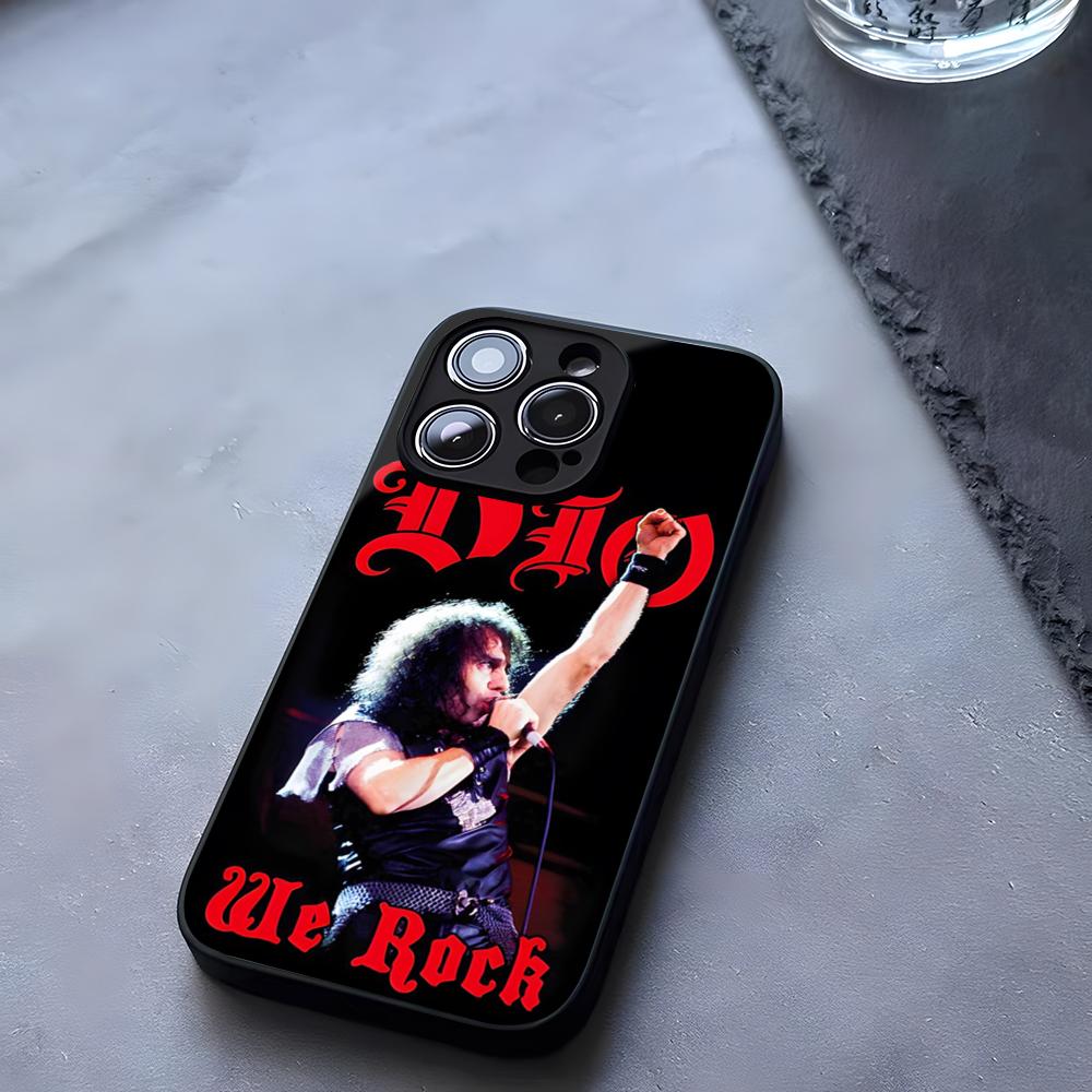 Dios Heavy Metal Phone Case Tempered Glass For IPhone 17 13 14 16 12 15 11 Pro Max Plus Mini X XR SE2020 Coque