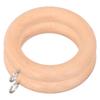 2Pcs Replacement Wooden Curtain Rings Sturdy Smooth Hanging Rings for Curtains Home Decor Drapery Curtain Accessories