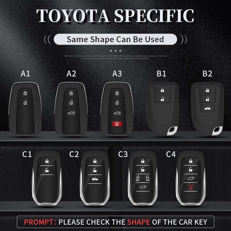 Toyota Key Case: Fits Highlander, Camry, Crown, Corolla, Prado, Reiz